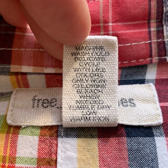 Free_Territories Madras Button Up Shirt - Picture 9 of 12